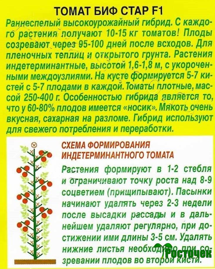 Томат БИФ Стар F1